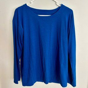 J. Jill Luxe Long-Sleeve Tee, Size S